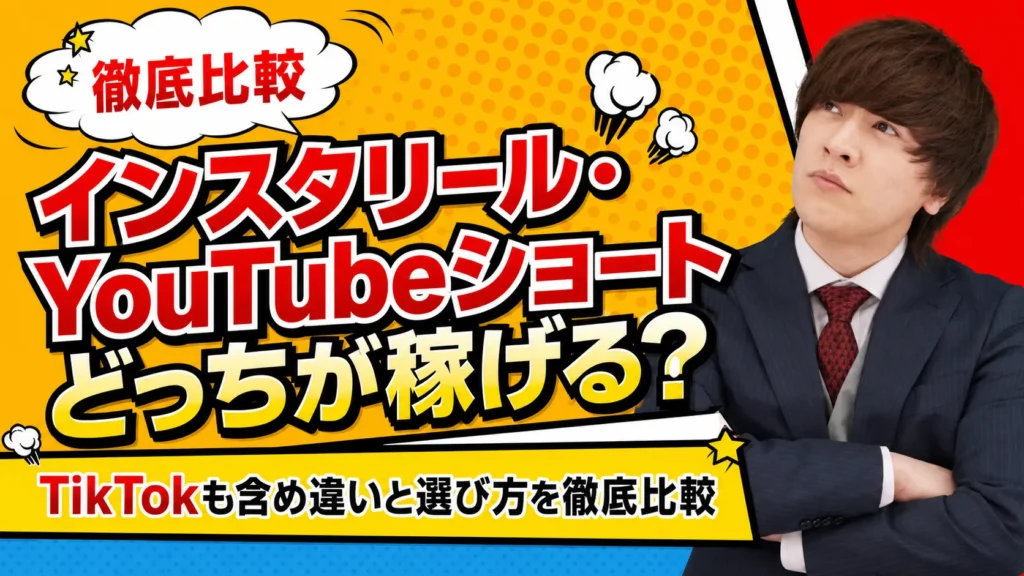 インスタリールとYouTubeショートどっちがいい？