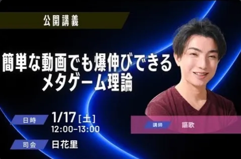 簡単な動画でも爆伸びできる メタゲーム理論